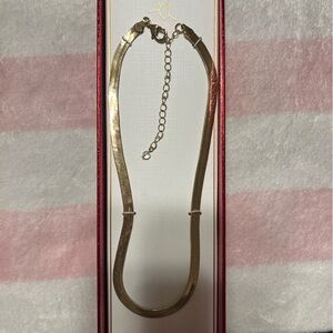 Elegant Gold tone Chain Necklace